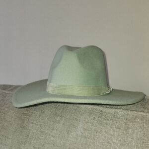 Mint Green Fedora Hat